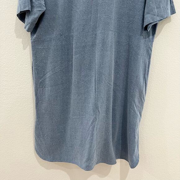 NWT Storm & Marie Silk Miguel Shift Dress Moonlight Blue V Neckline Size Large - Picture 8 of 13